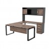 HQ-SB-180 / HQ-SB-180 Conjunto Ejecutivo Quadra con librero sobreponer Modelo “B” (Der./Izq.)