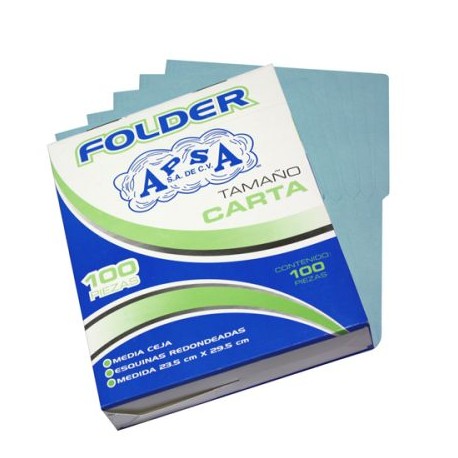 APS-FOL-L11 / L11FC Folder Azul Tamaño Carta