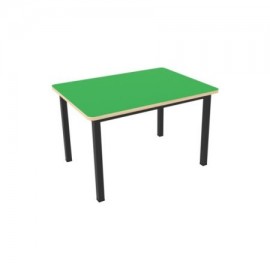 MIR-005 / MIR-005 Mesa inf. rectangular 80x60x50cm cub. triplay c/lam plástico