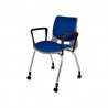 SBA-110 / SBA-110 Silla secretarial apilable bold tapizada con brazos pintada