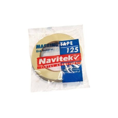 NAV-ADS-MSKG1 / 81251805000 Masking tape uso 125 Navitek color natural 18 mm x 50 m