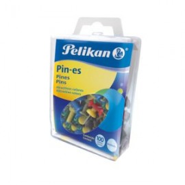 PEL-PIN-10000 / 1210000 PIN-ES CON CABEZA DE plastico COLORES.