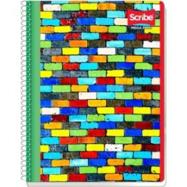 SCR-CUA-S7513 / 1007513 Cuaderno Scribe profesional mega plus cuadro grande (7 mm) con 100 hojas