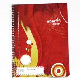 EST-CUA-458 / 458 Cuaderno profesional star kid Estrella raya 100 hojas