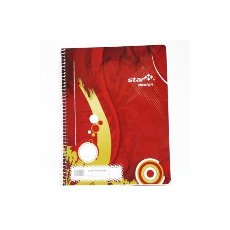 EST-CUA-458 / 458 Cuaderno profesional star kid Estrella raya 100 hojas