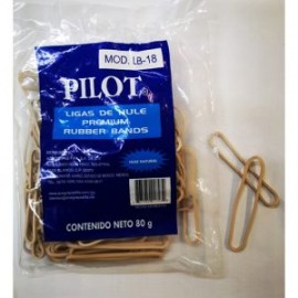 PIL-LIG-18NAL / p1743 Ligas Pilot No. 18 nacional bolsa de 80g