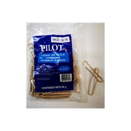 PIL-LIG-18NAL / p1743 Ligas Pilot No. 18 nacional bolsa de 80g