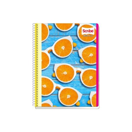 SCR-CUA-S7510 / 1007510 Cuaderno Scribe profesional mega plus raya con 100 hojas