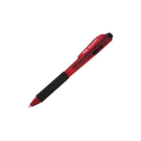 PTL-BOL-K437CRB / K437CR-B Boligrafo RETRACTIL WOW GEL ROJO