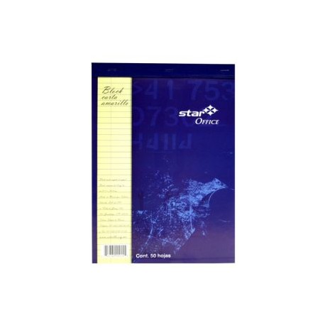 EST-BLK-15 / 15 BLOCK CARTA AMARILLO