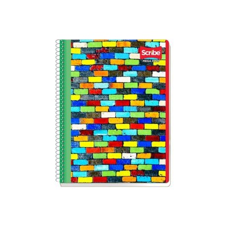 SCR-CUA-S7513 / 1007513 Cuaderno Scribe profesional mega plus cuadro grande (7 mm) con 100 hojas