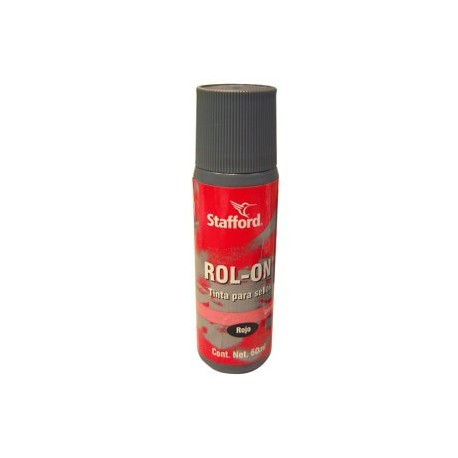 STA-TNT-14658 / 309.COC6000 Tinta para sello Stafford color rojo sistema Roll-On 60 ml