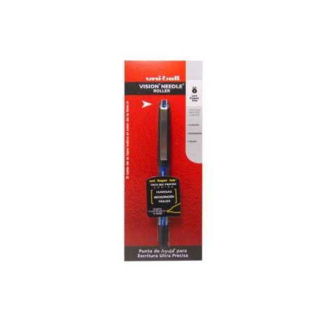 AZO-BOL-UB185SA / 305.UB185SFAZ1 Boligrafo Uni-Ball Vision Needle Azul 1pz