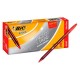 BIC-BOL-UFC12RO / 70330198944 Boligrafo Bic Cristal Punto Ultra Fino Rojo 12pz