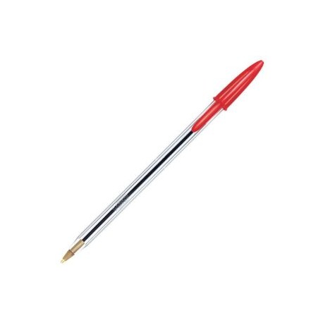 BIC-BOL-M250CR / 7501014511030 Boligrafo Bic Punto Mediano Rojo 12pz