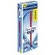 BER-BOL-66761 / 2166761 Boligrafo Kilometrico Punto Fino Economico Rojo 12pz