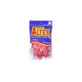 LJA-GUANTE-7ALT / GUANTE ALTEX 7 Guantes de hule Altex color rojo No.7