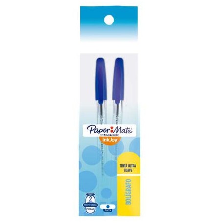 BER-BOL-A8228 / LA8228 Boligrafo ST Kilometrico Azul 2pz