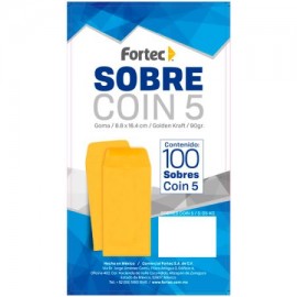 FTC-SOB-S05KG / S-05-KG SOBRE COIN NO. 5 KRAFT